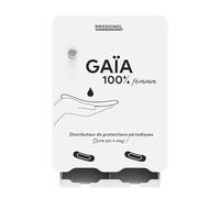 ROSSIGNOL Distributeur de protections périodiques, 2 compartiments - blanc signalisation - RAL 9016, 1 unité