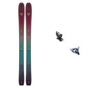 Rossignol - Fixations de Ski de randonnée - Pack Escaper W 87 Nano 2023 en Aluminium - Rouge Rouge 160 cm