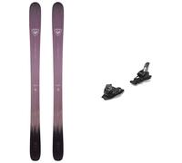 Rossignol - Fixations de ski Freeride/Freestyle - Pack Rallybird Soul 92 2025 - Rose Rose 156 cm