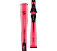 Rossignol - Packs (skis + fix) - Packs skis de piste - Nova 14 K + NX12 2027 pour Femme en Bois - Taille 163 cm - Rouge Rouge 163 cm