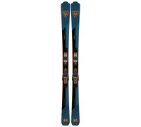 Rossignol - Packs (skis + fix) - Pack skis all-mountain - Experience 80 Ca + Xpress 11 Gw Black Orange 2025 en Bois - Taille 142 cm - Bleu Bleu 142 cm