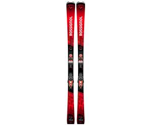 Rossignol - Packs (skis + fix) - Pack skis piste - Hero Elite Mt Ca K + Nx 12 Konect Gw Black/Hot Red 2025 en Bois - Taille 167 cm - Rouge Rouge 167 cm