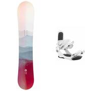Rossignol - Packs (snowboard + fix) - Snowboard all-mountain - Pack Soulside 2026 pour Femme en Bois - Rouge Rouge 145 cm