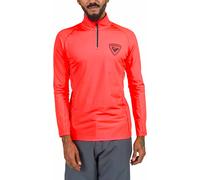 Rossignol - Polaire technique demi-zippée - New Hero Classique Hz Neon Red pour Homme - Taille L - Rouge Rouge L