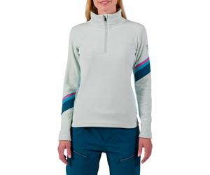 Rossignol - Polaire technique demi-zippée - W Strawpile Fleece HZ Steam pour Femme - Taille S - Bleu Bleu S