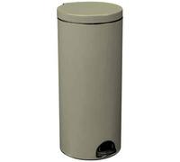 ROSSIGNOL Poubelle à pédale 30 L Gris Ciment - Élora