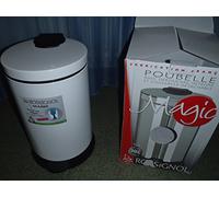 Poubelle de cuisine à pédale Magic - 20 L - blanc