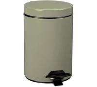poubelle cyjeu 3l gris vert mat lisse