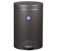 ROSSIGNOL Poubelle de cuisine à pédale. Capacité 14L, Fabrication française, Seau intérieur amovible avec anse, Pratique ELORA