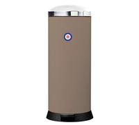 ROSSIGNOL Poubelle de cuisine à pédale. Capacité 30L, Fabrication française, Fermeture silencieuse, Seau intérieur amovible avec anse, BOMBA