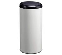 ROSSIGNOL Poubelle de cuisine, Poubelle 45L, Fabrication française, Poubelle à ouverture par pression, Collerette support sac HANDTOUCH