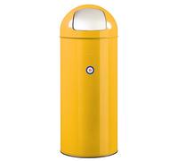 ROSSIGNOL Poubelle de cuisine push. Capacité 45L, Fabrication française, Poubelle avec couvercle à trappe, Seau intérieur amovible avec anse VINTAGE