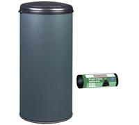 ROSSIGNOL Poubelle de cuisine touch 45L et 10 sacs poubelle 50L - HANDTOUCH