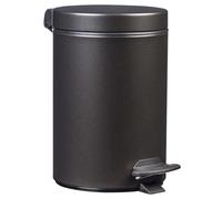 Poubelle à pédale 3L CYJEU Métal Gris foncé