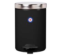 ROSSIGNOL Poubelle de salle de bains à pédale. Capacité 3L, Fabrication française, Seau intérieur amovible, Large pédale DUO