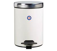 Poubelle de salle de bains à pédale. Capacité 3L, Fabrication française, Seau intérieur amovible, Large pédale DUO ROSSIGNOL