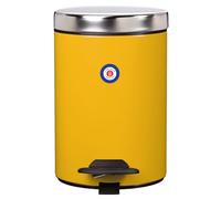 ROSSIGNOL Poubelle de salle de bains, Poubelle 3L, Poubelle à pédale, Fabrication française, Seau intérieur amovible, Large pédale DUO