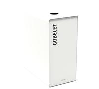 Rossignol Poubelle de tri sélectif Cubatri gobelets - 65L - Gris corps Blanc