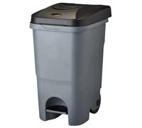 ROSSIGNOL Poubelle mobile à pédale idéal pour le tri 60L - ROULY