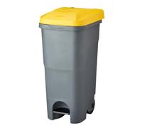 ROSSIGNOL Poubelle mobile à pédale idéal pour le tri 85L - ROULY