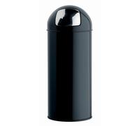 ROSSIGNOL Push Poubelle Noir Graphite 45L, Métal, 31x31x77,5 cm