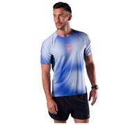 Rossignol - Sapa Ultra Dazzle Blue Line Fogg - S - Tee-shirt de trail