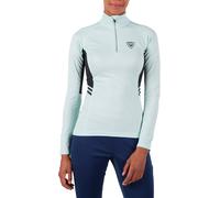 Rossignol - Sous-pull de ski nordique - W Poursuite 1/2 Zip Steam pour Femme - Taille S - Vert Vert S