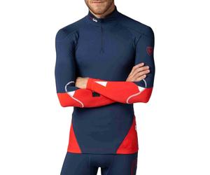 Rossignol - Sous-vêtement de compression - Infini Compression Race Top Dark Navy pour Homme - Taille S Navy S