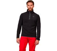 Rossignol Strawpile Fleece - Couche intermédiaire pour homme - Couche de base de ski chaude avec demi-fermeture éclair, noir, Small