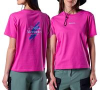 Rossignol - T-shirt en coton - Graphic Waterfall Tee W Electric Fuchsia pour Femme en Coton - Taille M - Rose Rose M