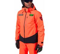 Rossignol - Veste de ski imperméable et isolante en Primaloft® - Hero Blackside Insulated Jacket Neon Red pour Homme - Taille L - Rouge Rouge L