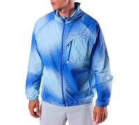 Rossignol - Veste de trail running coupe-vent - Sidelhorn Pkb Jacket M Dazzle Blue Line Fogg pour Homme en Nylon - Taille L - Bleu Bleu L