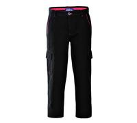 Rossini - A85020 - Adelaide Pantalon de travail 100 % coton sergé, élastique aux hanches, fermeture éclair et bouton, Noir , S