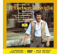 ROSSINI: IL BARBIERE DI SIVIGLIA - ABBADO/LSO/PREY 2 CD+DVD+BLU RAY AUDIO NEUF