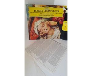 ROSSINI, KATIA RICCIARELLI, LUCIA VALENTINI TERRANI, DALMACIO GONZALEZ, RUGGERO RAIMONDI, PHILHARMONIA ORCHESTRA & CHORUS, CARLO MARIA GIULINI - GIULINI/RICCIARELLI/TERRANI/GONZALEZ stabat mater ROSSINI LP 1982 DG