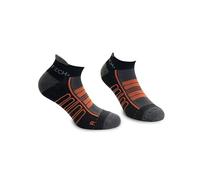 Rossini Tech - HH082 Cervinia Chaussettes de travail unisexe avec technologie Coolmax et pointe ergonomique Lot de 2 paires, Bleu/orange, 44-47