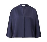 Rosso35, Femme, Blouses et Chemises, Bleu, Taille: 36 FR Chemisier Oversize en Satin avec Manches Chauve-Souris