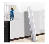 ROSSOM Film de protection mural transparent, Film Protecteur de Mur d'absorption électrostatique, protecteur de mur transparent amovible, anti-rayures, imperméable, anti-salissures (45cm,300cm)
