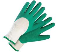 ROSTAING BASIC Gants Jardinage Latex Imperméables Multi-Usage Grip | Enduction latex antidérapante, multi-usage, milieu humide, désherbage, rempotage, lavables
