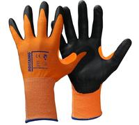 ROSTAING Gant DURANIT-PLUS - Paire de gants Protection Coupure - Secteur Construction et Bricolage - Adapté pour Travaux Coupants et Abrasifs - Idéal pour Couvreurs, Manipulation de Gravats - Orange