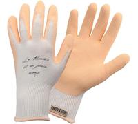Rostaing Gants fins de jardinage Nude – Latex rose, lavable, parfum naturel eucalyptus – Taille 08