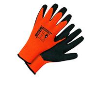 ROSTAING Gants GRIPRO - Paire de gants de Chantier pour la Construction - Pour Tous les Travaux abrasifs du BTP - Gants de Manutention adapté à la Manipulation de la Pierre - Gant Orange et Noir