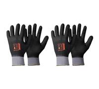ROSTAING Gants MAXIPRO - Gants de Manutention - Gants de Protections - Gants de Travail - Idéal pour tous les Travaux en Milieu Humide et/ou Gras (Lot de 2)
