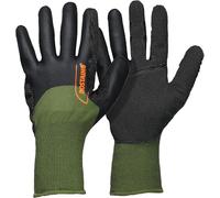 ROSTAING Gants SARMENT - Paire de Gants de Protection pour la Taille et le Tirage des Bois de Vigne - Protection Idéale par Temps Froid et Humide - Gants pour l'Arboriculture - Gants Kaki et Noir