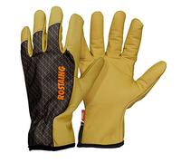 ROSTAING Gants SEQUOIA - Paire de gants de jardinage Cuir - Tous Travaux en Milieu Sec et Humide - Plantation, bêchage - Respirant et Ergonomique - Gant traité hydrofuge