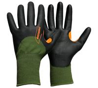 ROSTAING MIDSEASON - Paire de Gants de travail fin et chaud - Pour les travaux abrasifs et manutention de demi-Saison en milieu Frais - Tactiles - Kaki et Noir