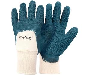 Rostaing Mixte Rosiers et Petits Épineux Imperméable Latex Épais-rostaing-taille 08 Gants de jardinage pour taille des pineux, Vert bleu, M EU