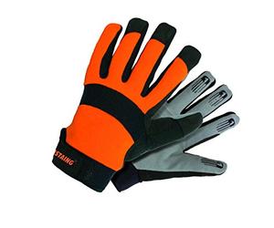 ROSTAING OPTIPRO/IT10 OPTIPRO Gant manutention, absorbe choc en paume. Confort, Orange/Noir/Gris, 10