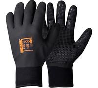 ROSTAING Paire de Gants Nitrile Imperméable Fourrés Jardinage Bricolage | Certifié EN388:4332C&EN511. Picots PVC pour le grip. Doublure chaude - Idéal pour les Travaux en Hiver - Résistance au Froid