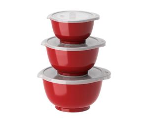 Rosti Ensemble de mini-bols Margrethe. lot de 3 Rouge